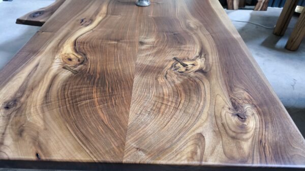 Walnut Table "Open Book" - Image 10
