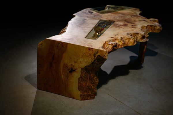 Burr Poplar Live Edge Cofee Table ''CANDYBURR'' - Image 2