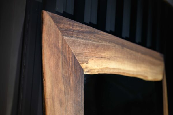 Live edge walnut frame mirror ''Diet Friendly" - Image 7