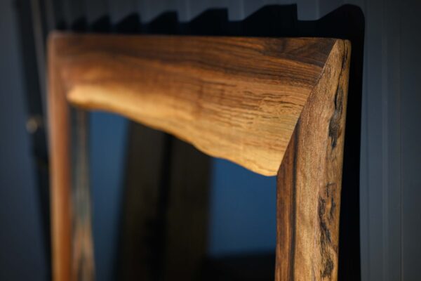 Live edge walnut frame mirror ''Diet Friendly" - Image 3