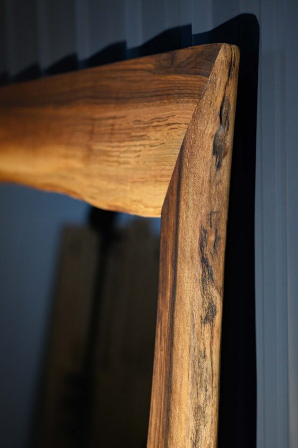 Live edge walnut frame mirror ''Diet Friendly" - Image 2